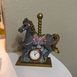 Vintage Carousel Horse Clock